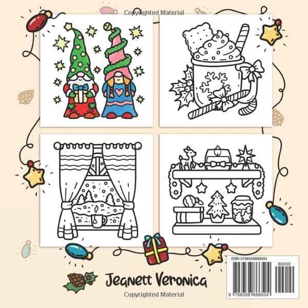 Cozy Girl Christmas Coloring Book: Bold and Easy Designs for Adults & Teens (Cozy Girl Series)