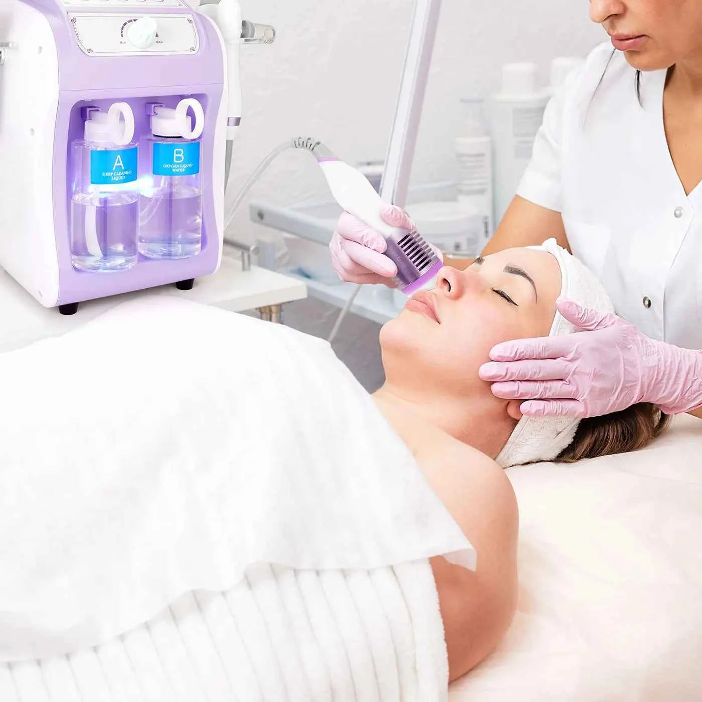 Beauty Facial Machine Blackhead Removal Skin Scrubber Facial Clean Machine