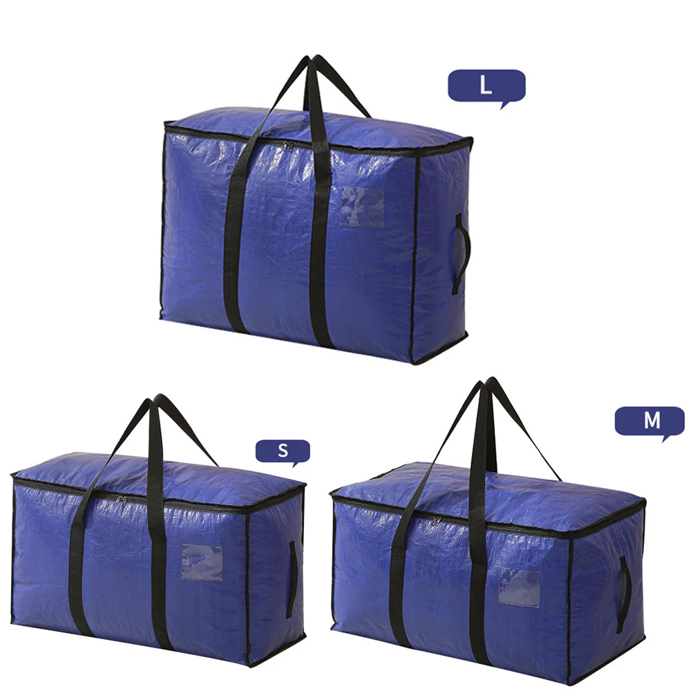 American Warehouse Extra Large PP Quilt Bags Foldable and Portable for Space-Saving Storage of Bedding and Quilts