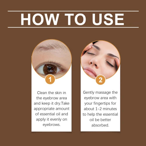West Month Eyebrow Essential Oil Gentle Moisturizing Brow Root Sweet Natural Beauty Care Solution