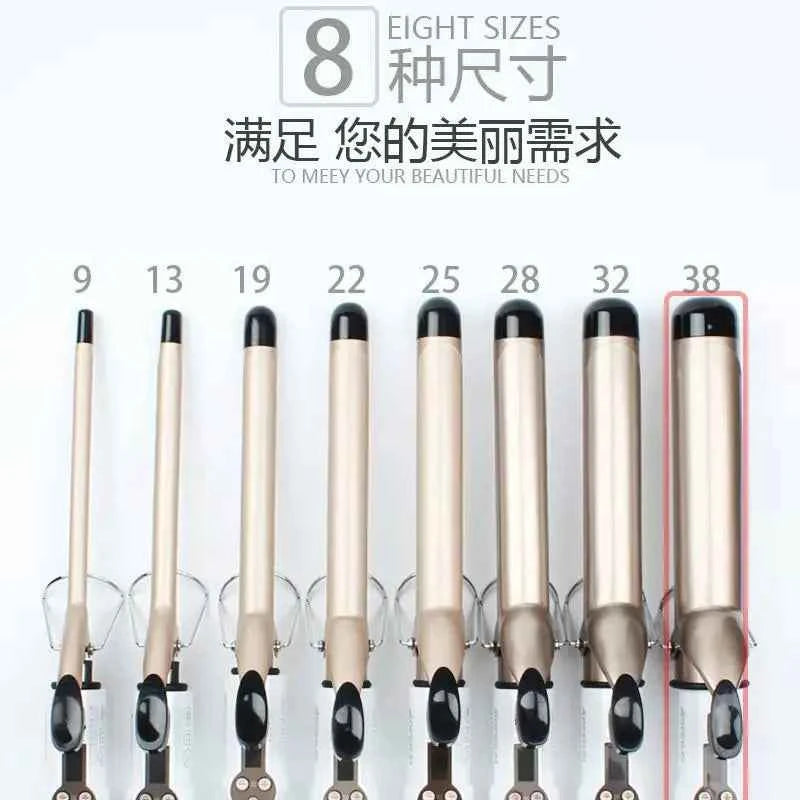 Hair Curlers Waves Electric Professional Ceramic Hair Curler Lcd Curling Iron Roller Curls Wand Waver Fashion Styling Tools