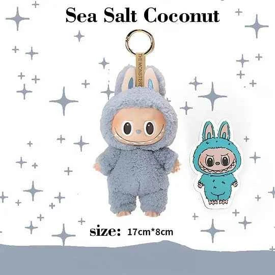 Original Popmart Labubu V1 V2 V3 The Monsters Macaron Have A Seat Big Into Energy Series Blind Box Vinyl Plush Doll Pendant