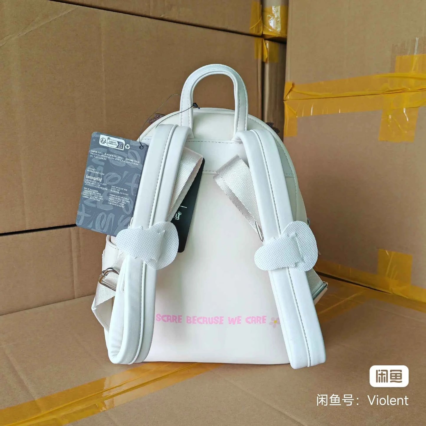 Loungefly Pixar Monsters Mike & Sulley Mini Backpack - Cute Side Bag For Women Teen Girl Accessory Gift