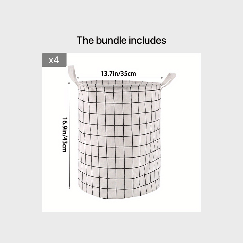 1pc Round Dirty Clothes Basket, Laundry Basket, Portable Dirty Clothes Hamper, laundry hhamper, storage bucket