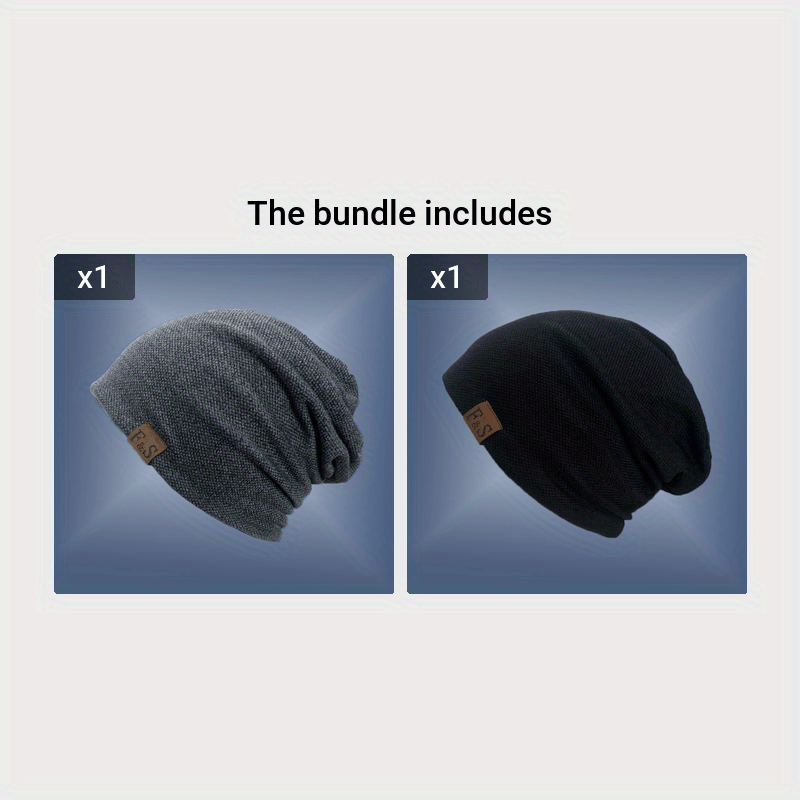 Women'S & Men'S Oversized Beanie Hat - Lightweight Winter with Adjustable Snap Closure, Soft Beanie for Cold Weather, Black/Gray/Blue/Pink/White/ - Casual, Formal Outfits - Everyday & Special Events, Urban Fashion, Stylish He