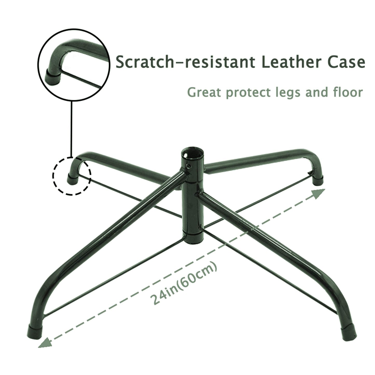 Juegoal 7 ft Pre-Lit Optical Fiber Christmas Artificial Tree, with LED RGB Color Changing Led Lights, Snowflakes and Top Star, Festive Party Holiday Fake Multicolor Xmas Tree with Sturdy Metal Legs