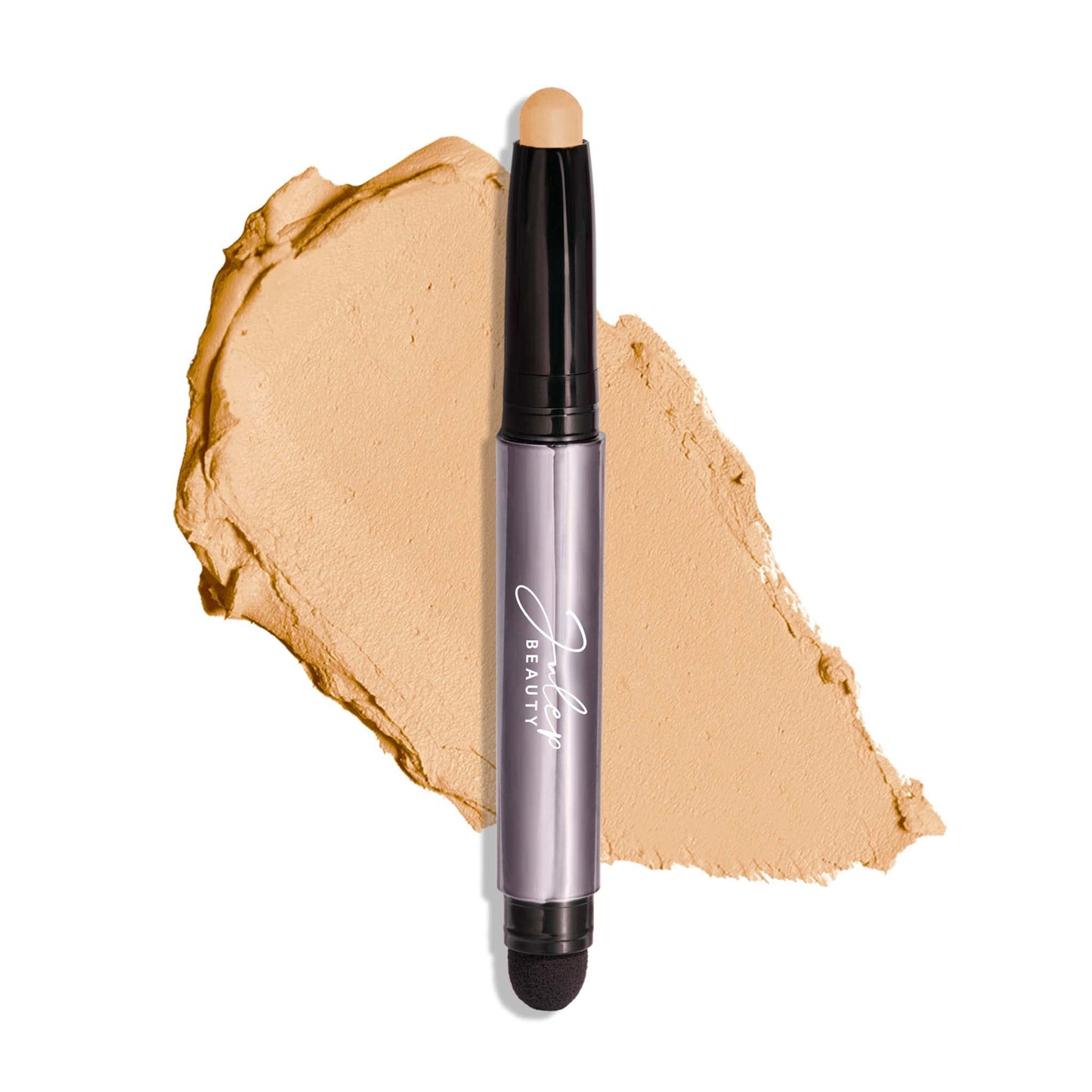 Julep Eyeshadow 101 Cream-to-Powder Waterproof Shadow Stick – Sand Shimmer – Long-Lasting, Crease-Proof, Champagne Toned Shimmer Cream Eyeshadow with Built-in Smudger