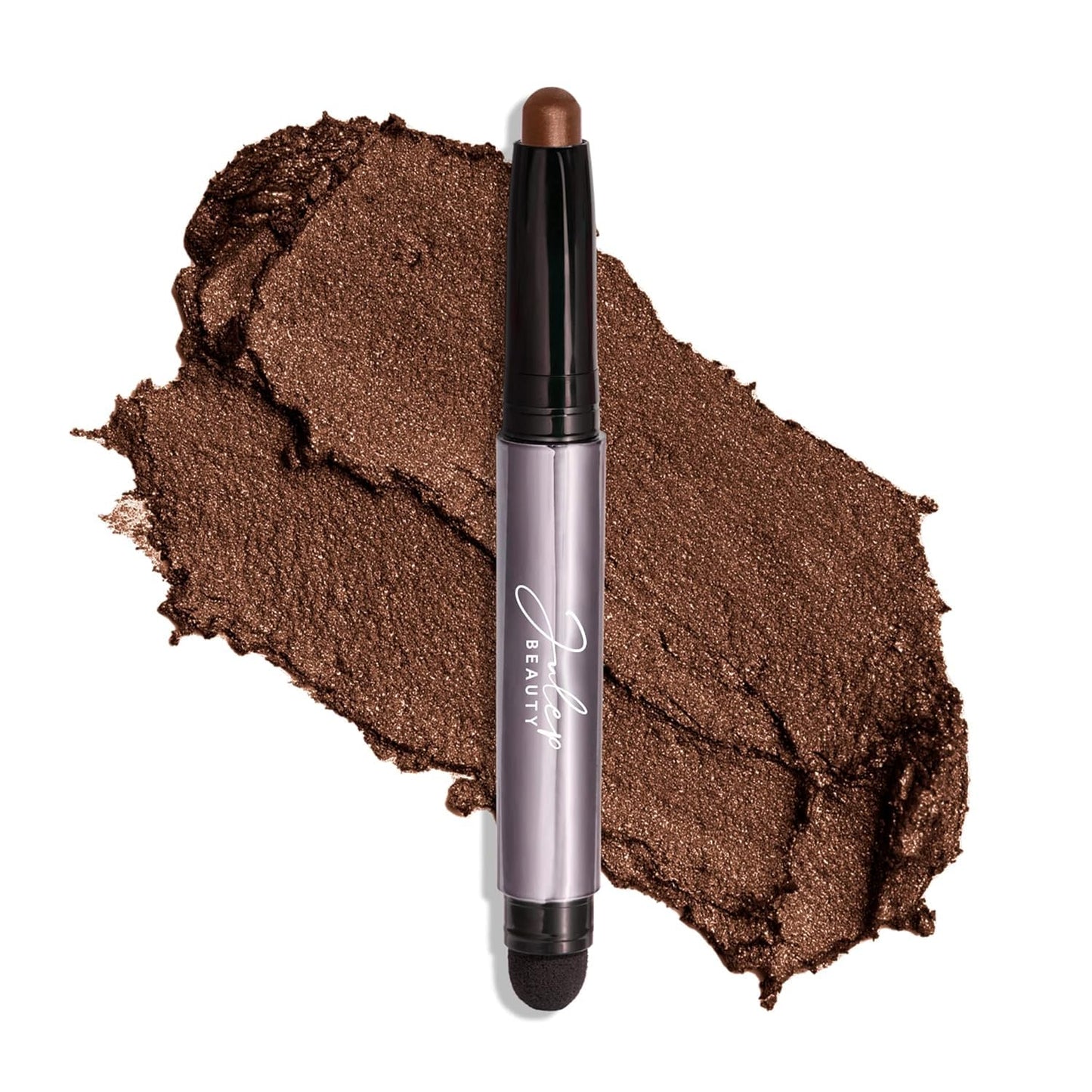 Julep Eyeshadow 101 Cream-to-Powder Waterproof Shadow Stick – Sand Shimmer – Long-Lasting, Crease-Proof, Champagne Toned Shimmer Cream Eyeshadow with Built-in Smudger