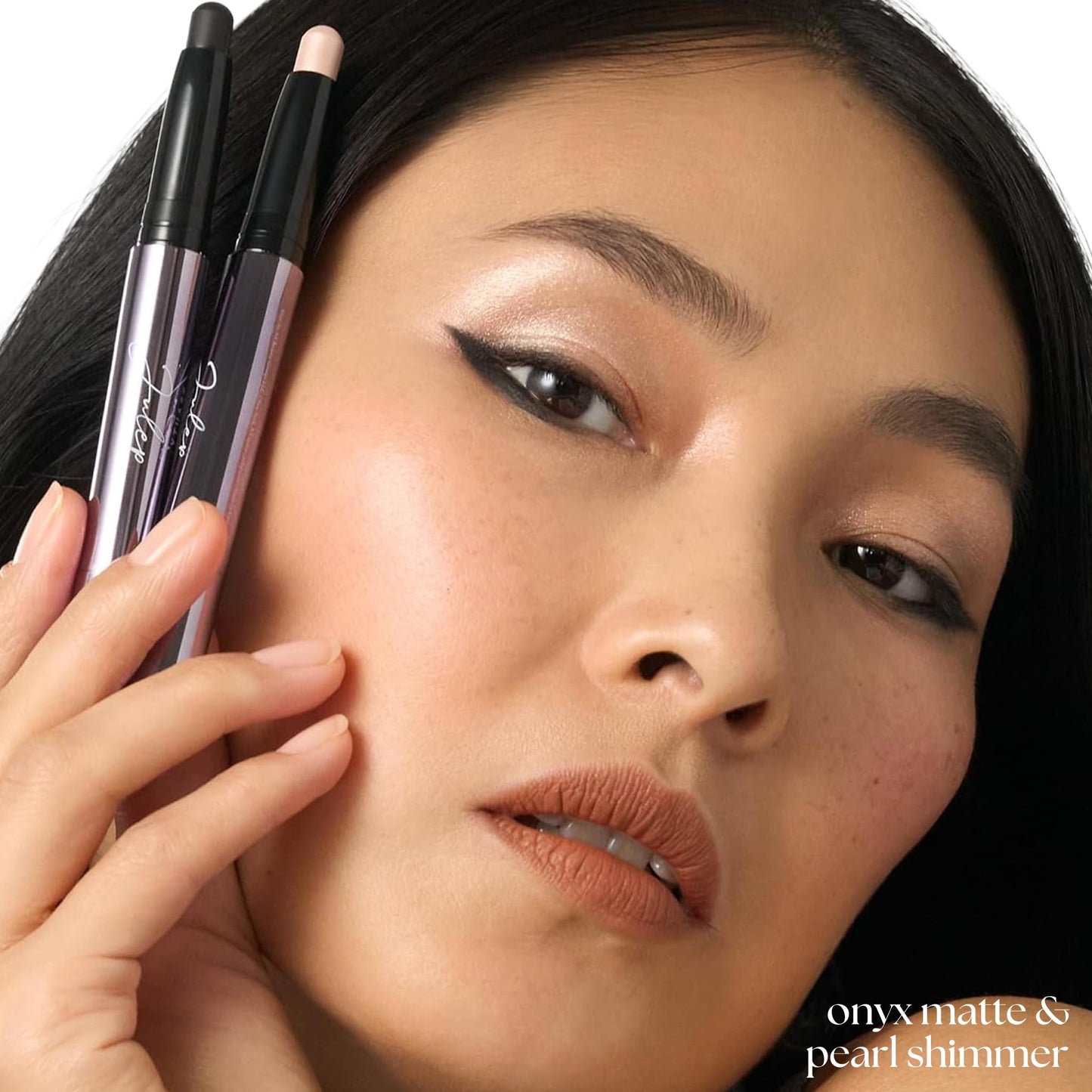 Julep Eyeshadow 101 Cream-to-Powder Waterproof Shadow Stick – Sand Shimmer – Long-Lasting, Crease-Proof, Champagne Toned Shimmer Cream Eyeshadow with Built-in Smudger