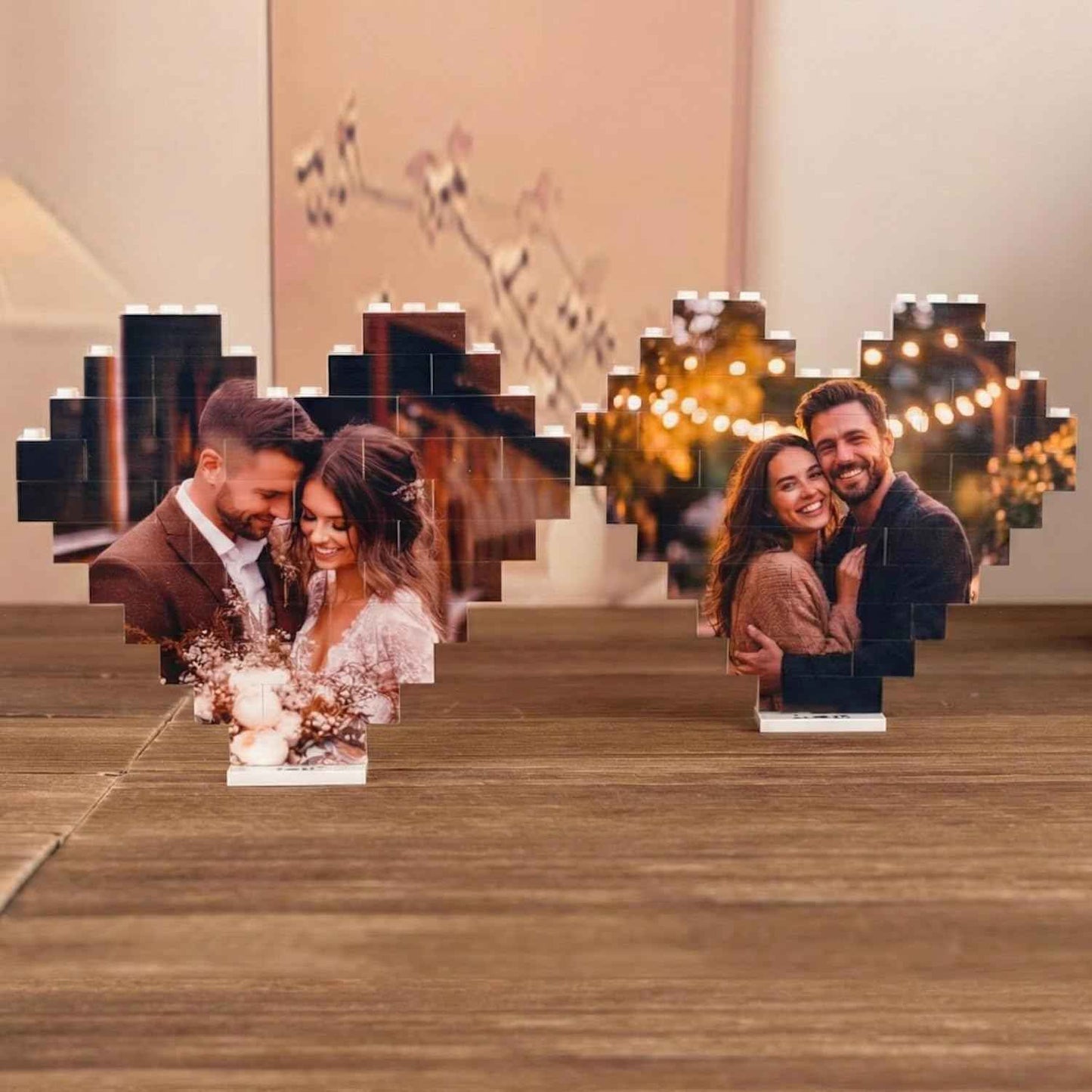 Noni Personalized Photo Building Blocks For Couples, Gifts for Him Anniversary, Custom Photo Block Gifts For Boyfriend Girlfriend, Personalized Couple Gift, Gift for Boyfriend Girlfriend Valentines 2