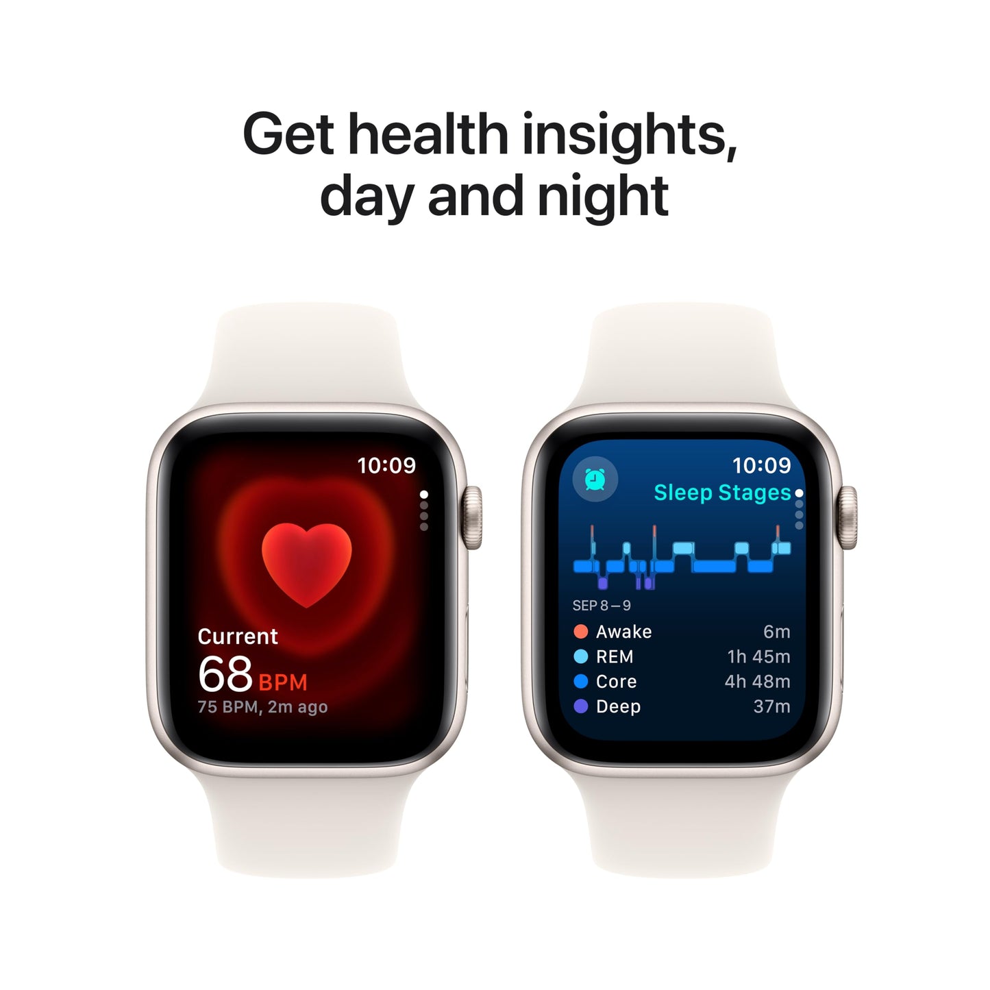 Apple Watch SE (2nd Gen) [GPS 40mm] Smartwatch with Midnight Aluminum Case with Midnight Sport Band S/M. Fitness and Sleep Trackers, Crash Detection, Heart Rate Monitor, Retina Display