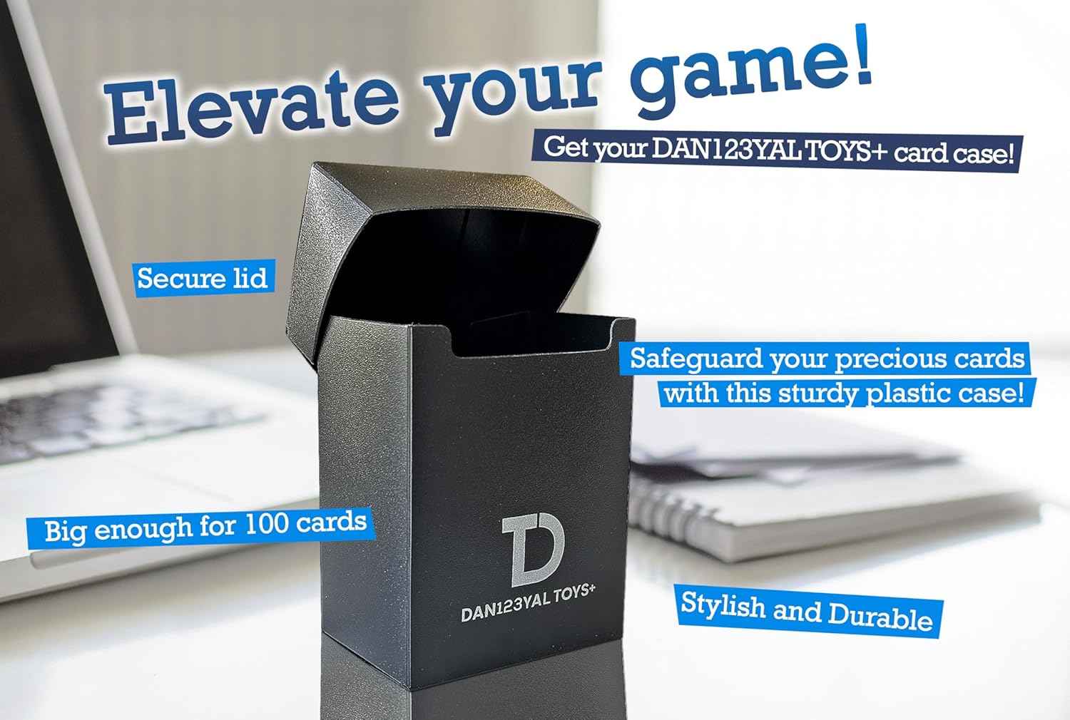 Pokémon Compatible 100 Card Lot with 3 Legendary Ultra Rare Cards Bundle- with Dan123yal Deck Box Included