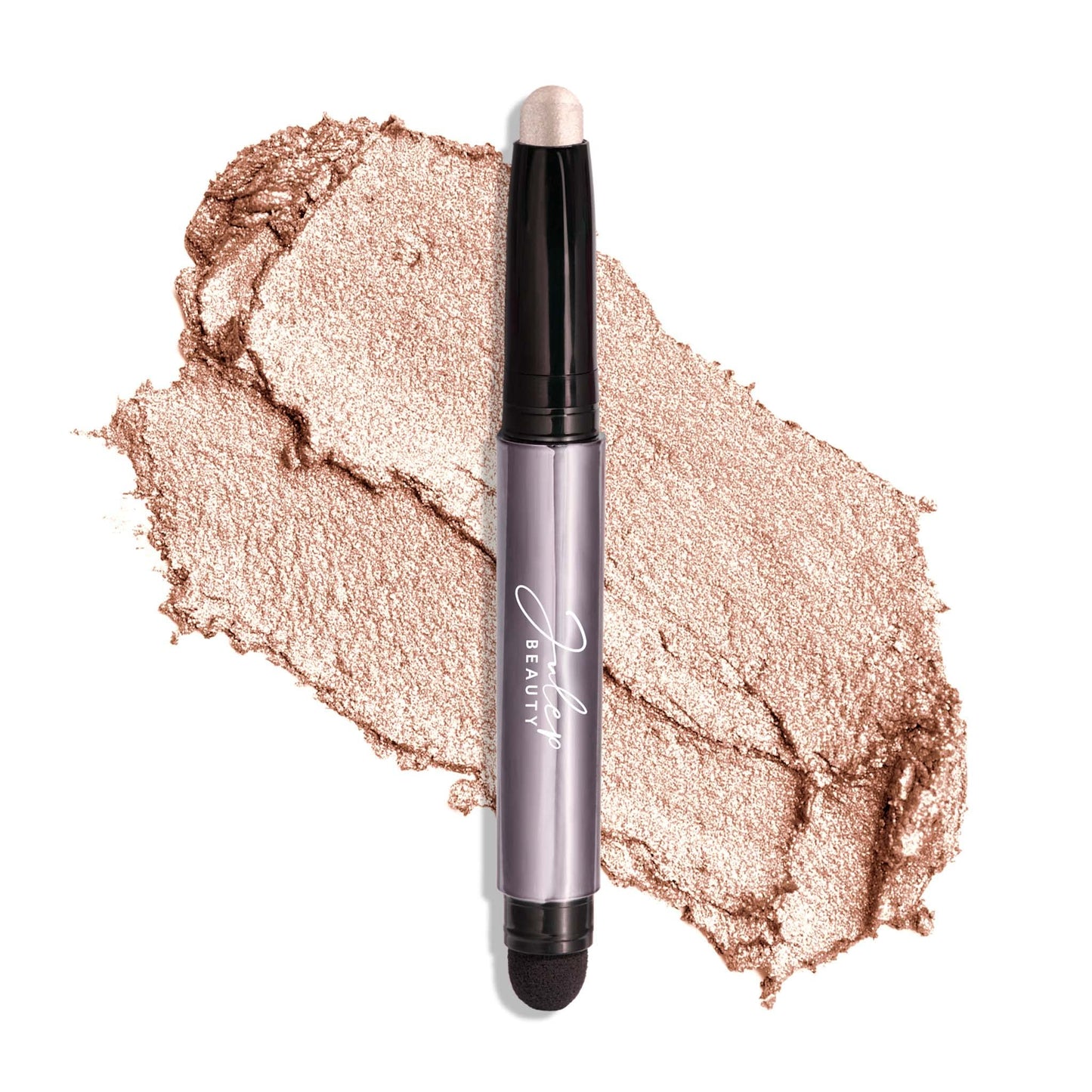 Julep Eyeshadow 101 Cream-to-Powder Waterproof Shadow Stick – Sand Shimmer – Long-Lasting, Crease-Proof, Champagne Toned Shimmer Cream Eyeshadow with Built-in Smudger