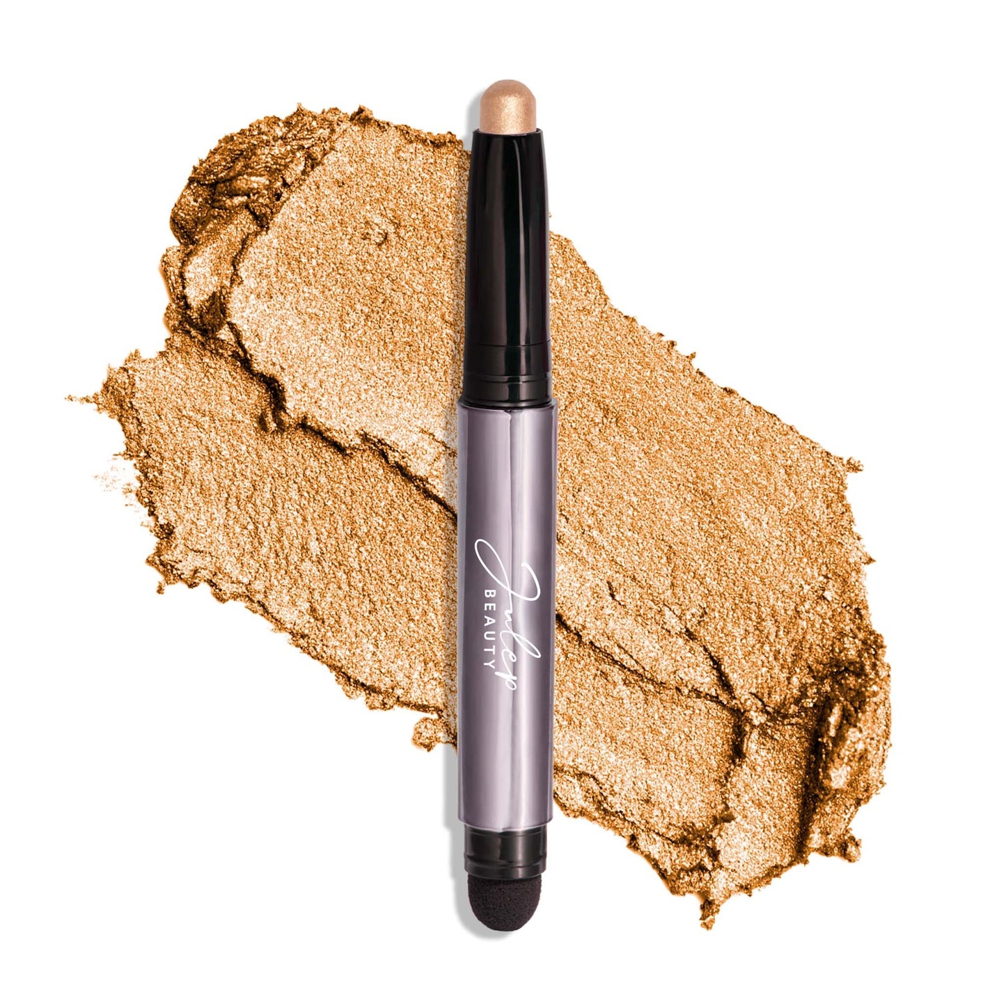Julep Eyeshadow 101 Cream-to-Powder Waterproof Shadow Stick – Sand Shimmer – Long-Lasting, Crease-Proof, Champagne Toned Shimmer Cream Eyeshadow with Built-in Smudger