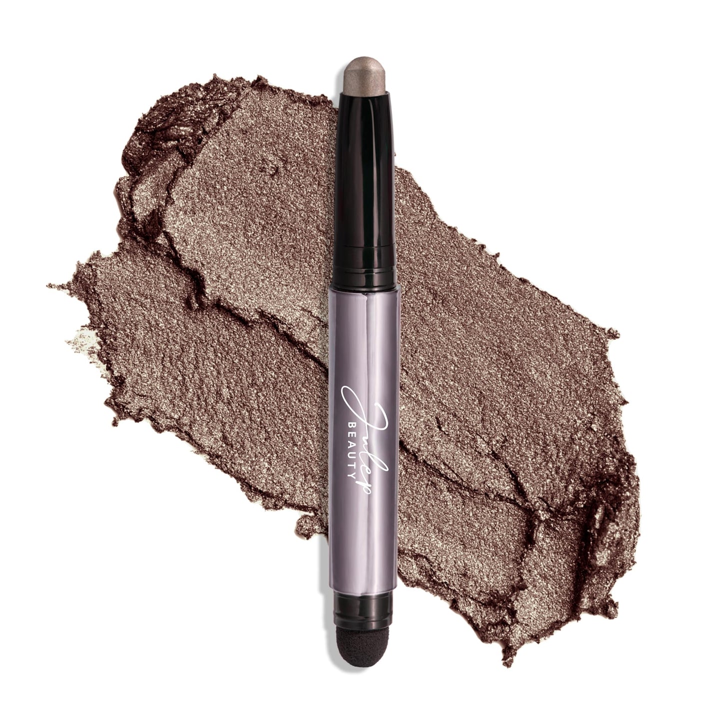 Julep Eyeshadow 101 Cream-to-Powder Waterproof Shadow Stick – Sand Shimmer – Long-Lasting, Crease-Proof, Champagne Toned Shimmer Cream Eyeshadow with Built-in Smudger