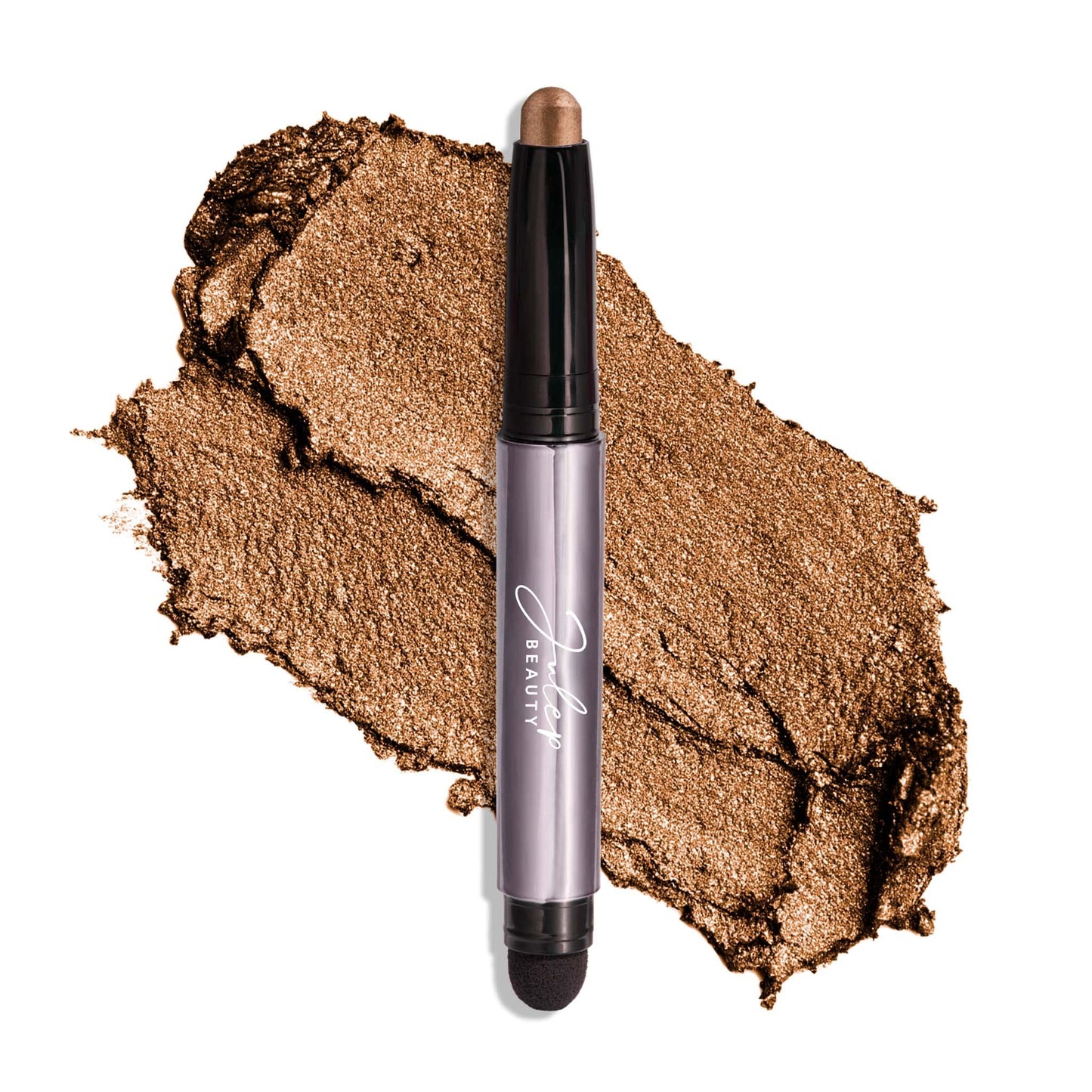 Julep Eyeshadow 101 Cream-to-Powder Waterproof Shadow Stick – Sand Shimmer – Long-Lasting, Crease-Proof, Champagne Toned Shimmer Cream Eyeshadow with Built-in Smudger