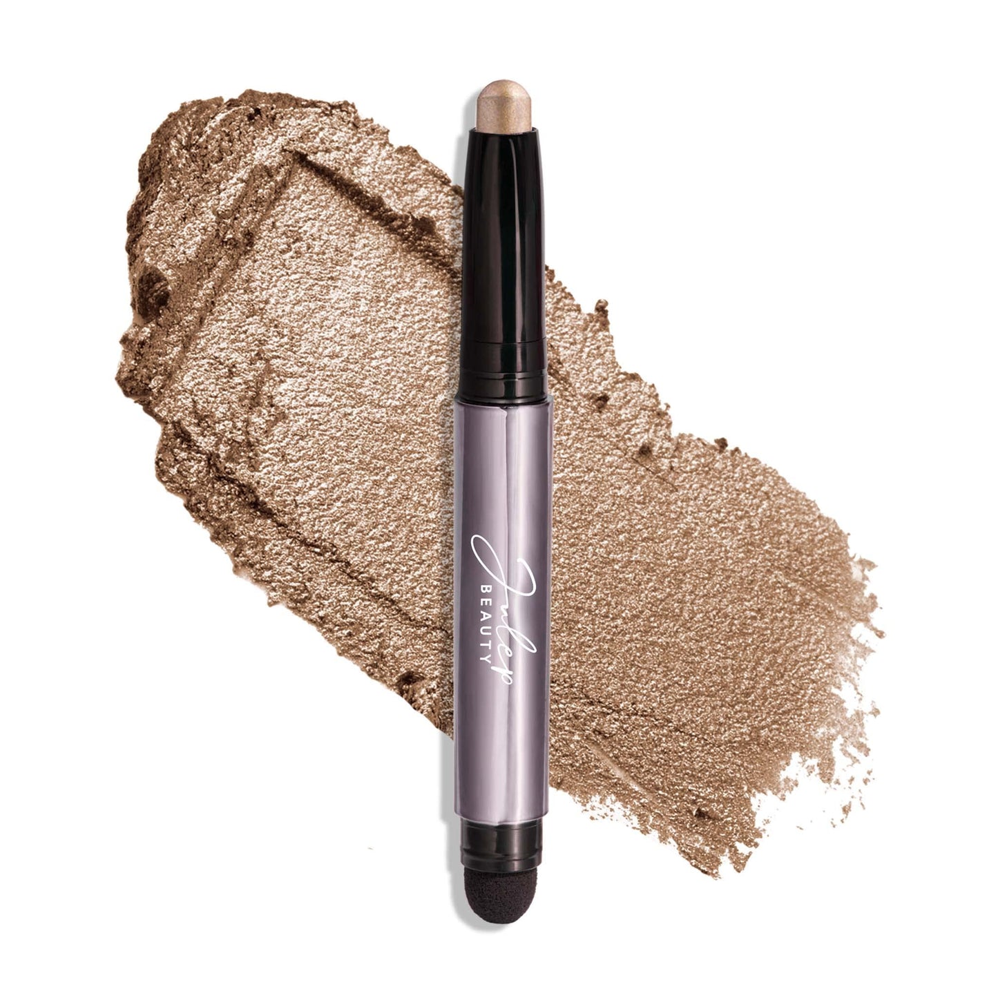 Julep Eyeshadow 101 Cream-to-Powder Waterproof Shadow Stick – Sand Shimmer – Long-Lasting, Crease-Proof, Champagne Toned Shimmer Cream Eyeshadow with Built-in Smudger