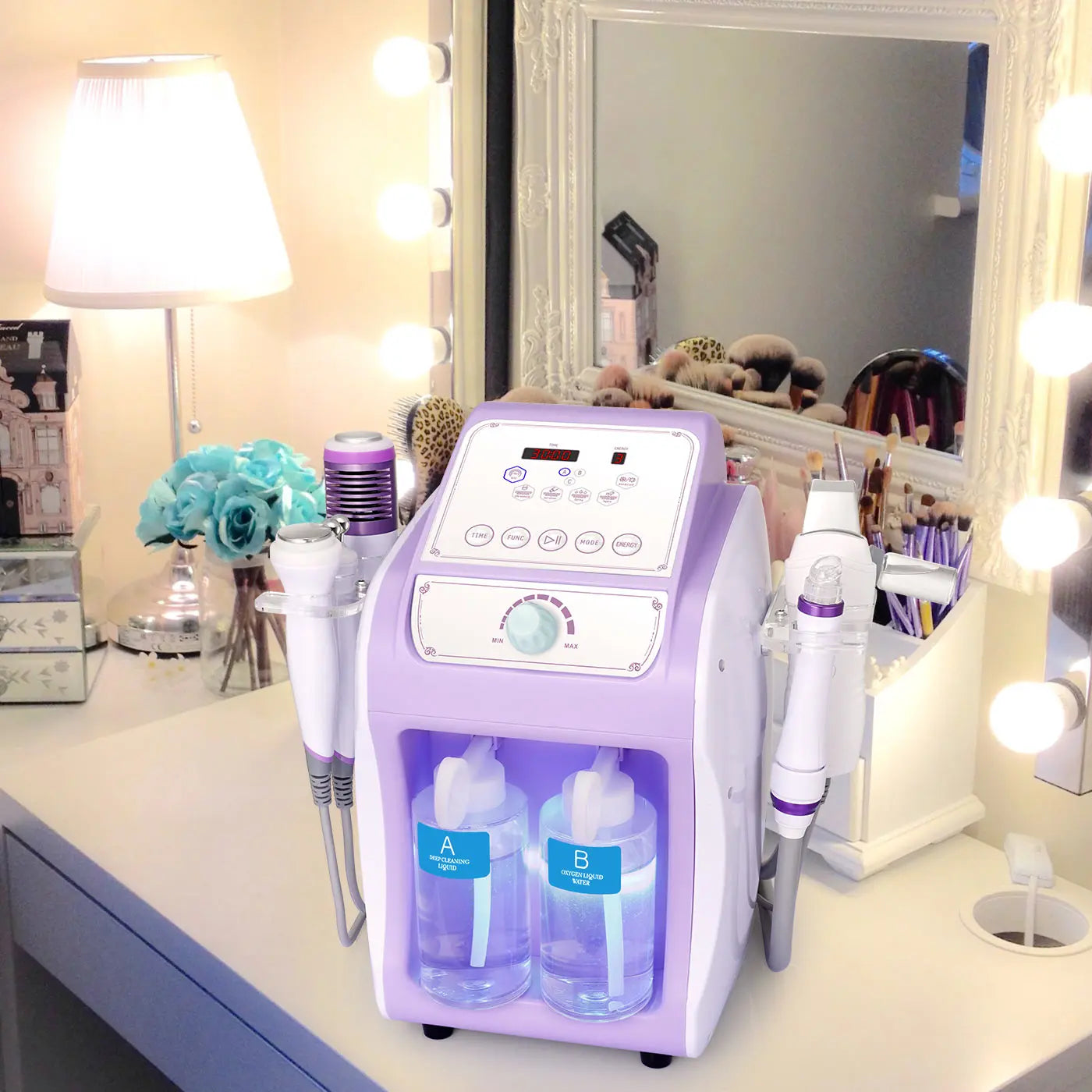 Beauty Facial Machine Blackhead Removal Skin Scrubber Facial Clean Machine