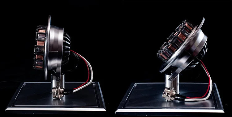 Avenger Iron Man Mk1 Arc Reactor Tony Stark Heart Of Mark Figure Led Light Model Superhero 1:1 Cosplay Toys Chest Lamp Kids Gift