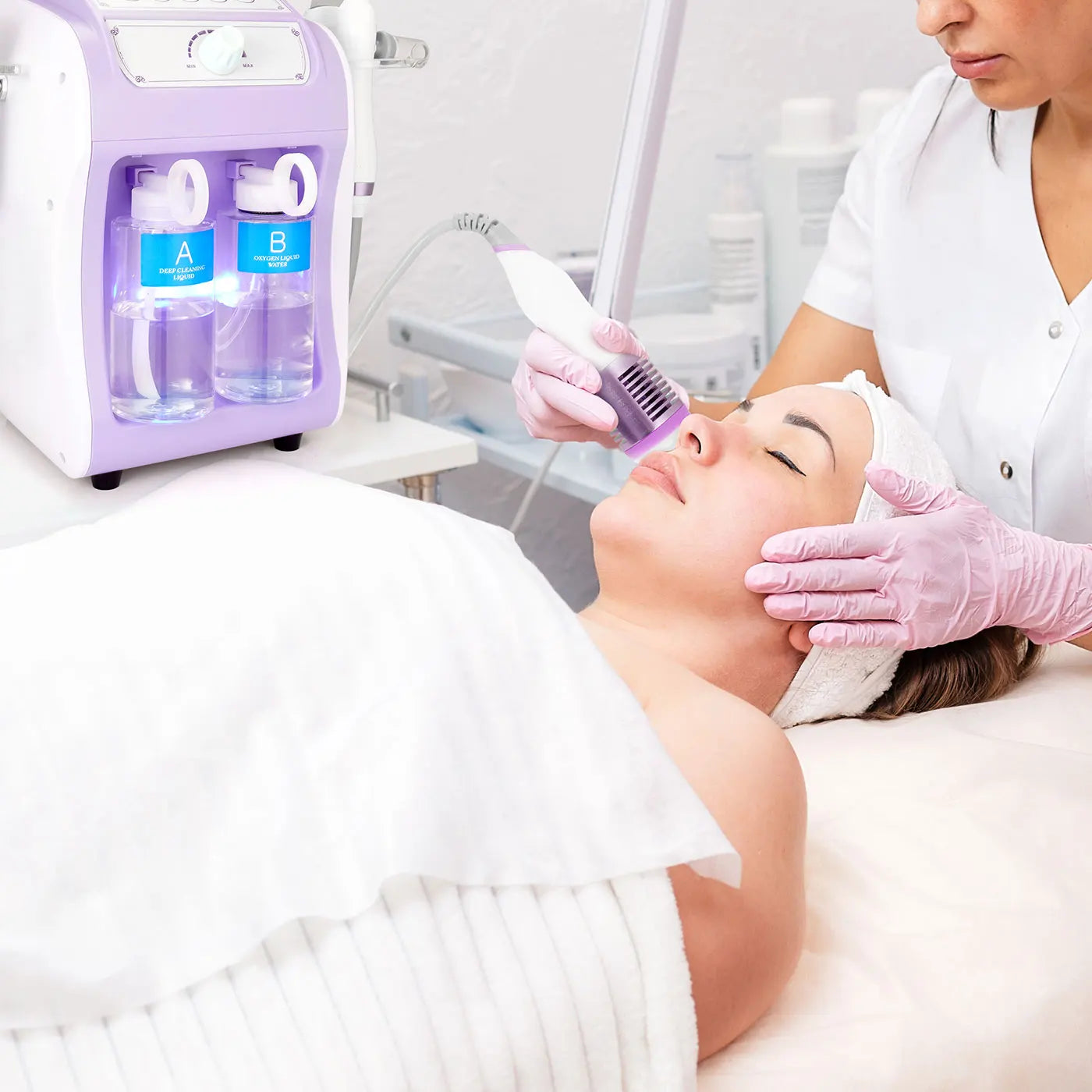 Beauty Facial Machine Blackhead Removal Skin Scrubber Facial Clean Machine