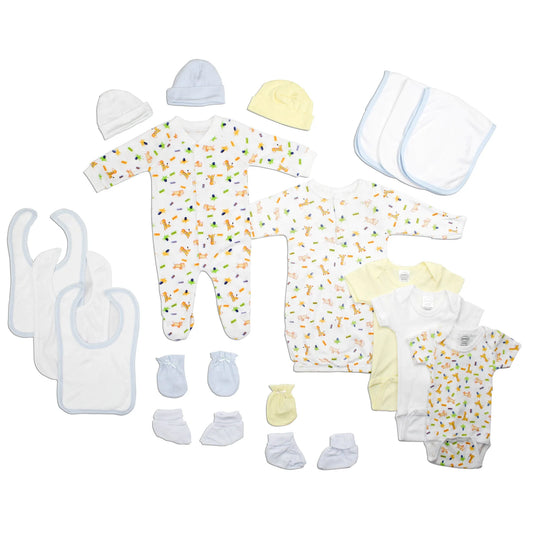 UD2 Newborn Boy's 18-Pc Muslin Baby Shower Gift Set High Quality INS Style Clothing for 6 Months Newborn Baby