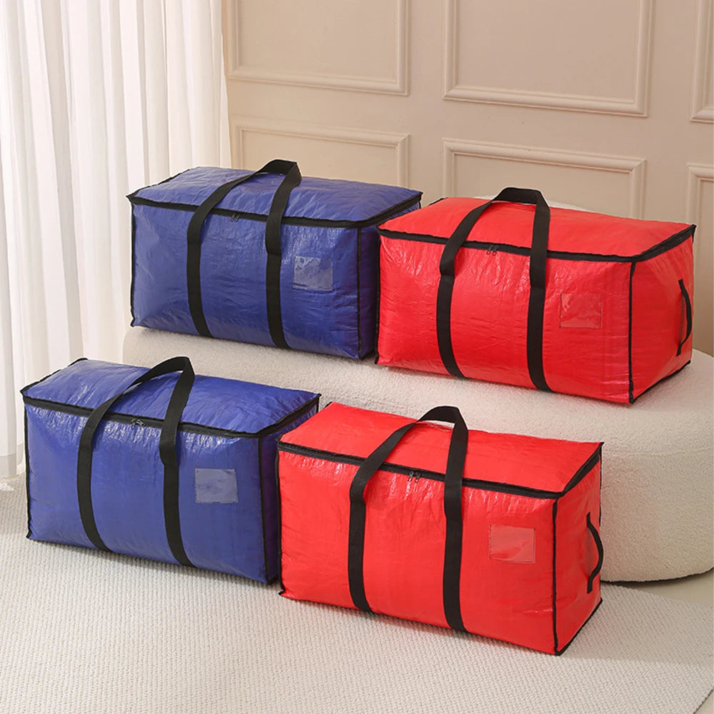 American Warehouse Extra Large PP Quilt Bags Foldable and Portable for Space-Saving Storage of Bedding and Quilts