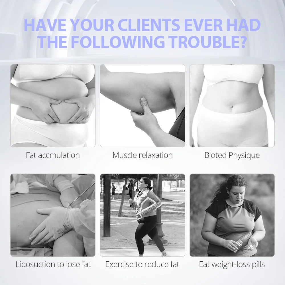 US STOCK Aristorm Professional Standing S Shape Machine 3D 30K 50K 80K All in One Beauty Instrument