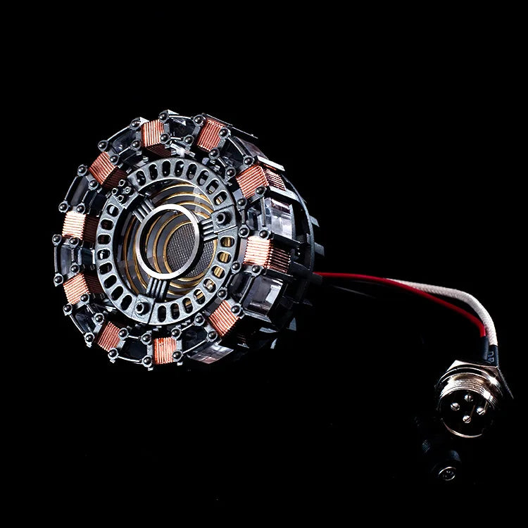 Avenger Iron Man Mk1 Arc Reactor Tony Stark Heart Of Mark Figure Led Light Model Superhero 1:1 Cosplay Toys Chest Lamp Kids Gift