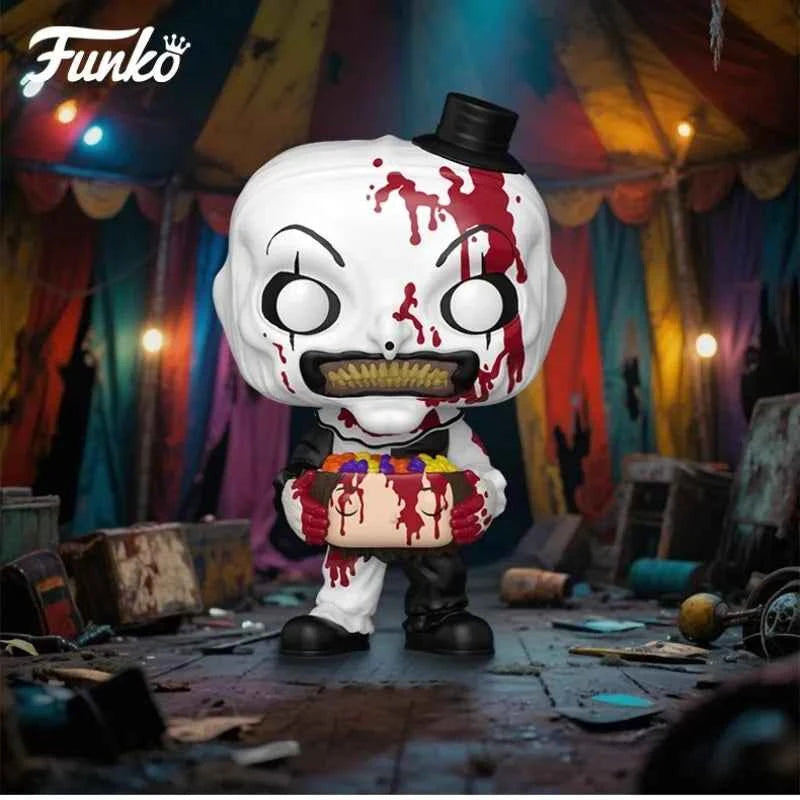 Genuine Edition FUNKO POP《Terrifier 2 Art The Clown》Anime Action Desktop Decoration Ornament Model Toys Collectible Model