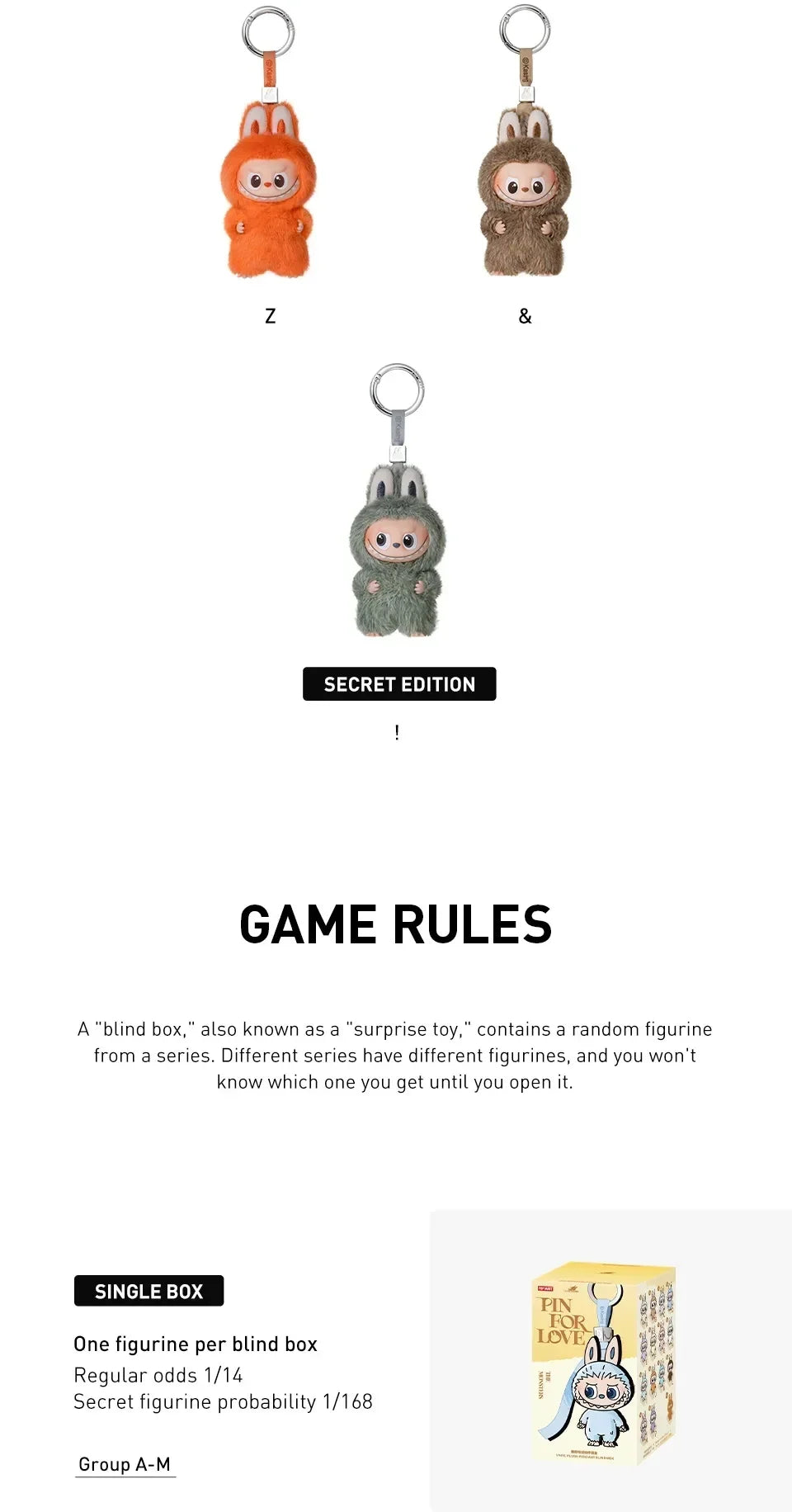 Pop Mart Official LABUBU Heart Code Blind Box, 2024 Viral New, Authentic Doll, Worldwide Fast Shipping!