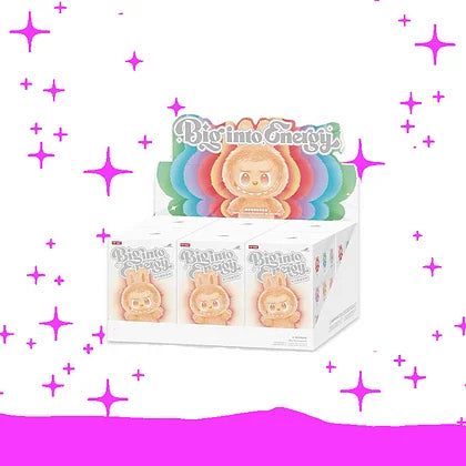 Original Popmart Labubu V1 V2 V3 The Monsters Macaron Have A Seat Big Into Energy Series Blind Box Vinyl Plush Doll Pendant