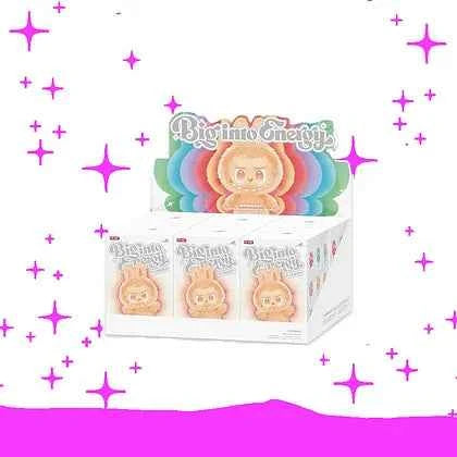 Original Popmart Labubu V1 V2 V3 The Monsters Macaron Have A Seat Big Into Energy Series Blind Box Vinyl Plush Doll Pendant