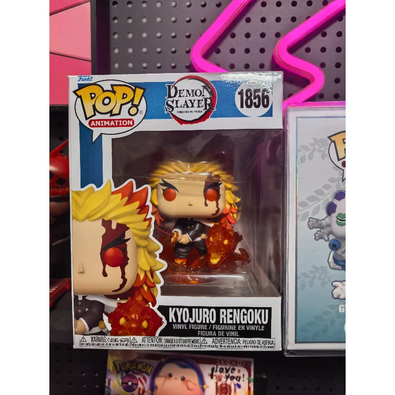 Funko POP Original Demon Slayer: Kimetsu No Yaiba Figures - Rengoku Kyojuro Tanjiro Kamado Nezuko Kamado Collectible Figurines