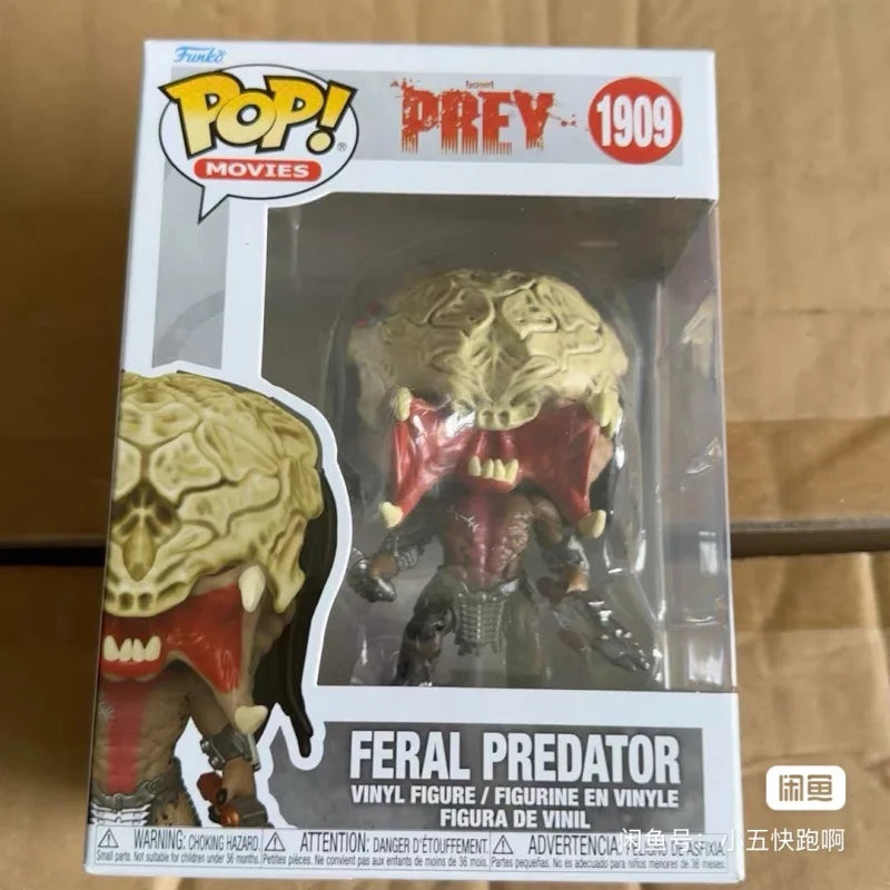 Genuine Funko Pop Prey Feral Predator Action Anime Figurines Doll Naru Noctilucent Statue Doll Decor Global Limited Collect Toy