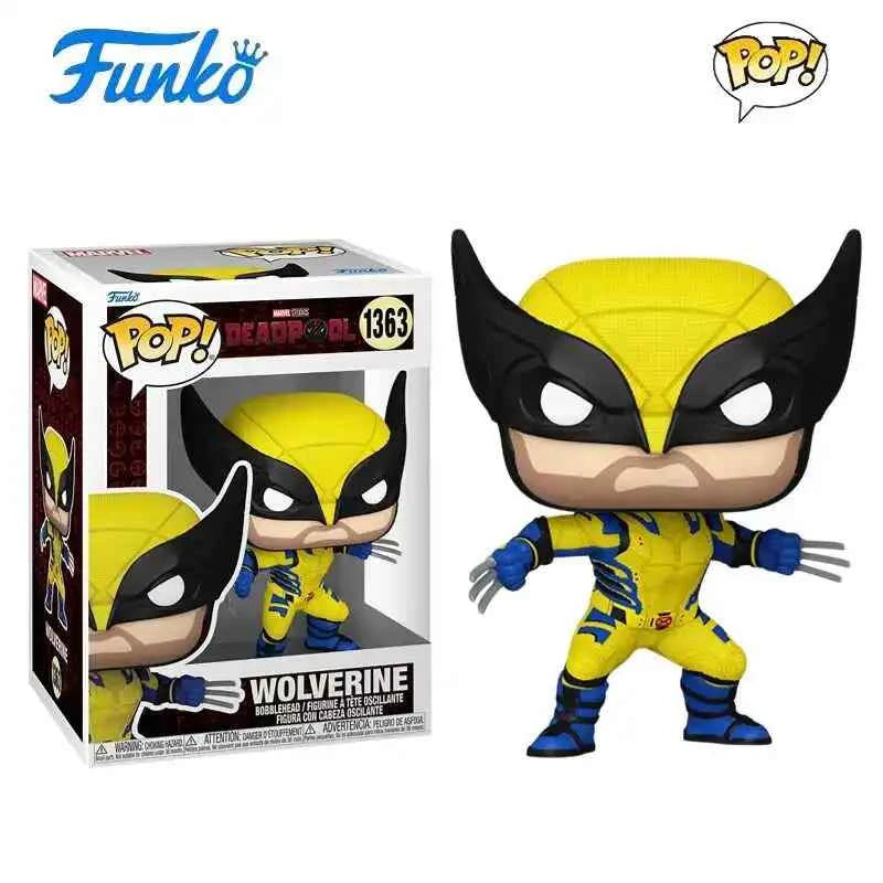 Funko POP Original Deadpool Anime Figure Wolverine Action Figure Toys for Boys Girls Kids Gift Collectible Model Ornaments