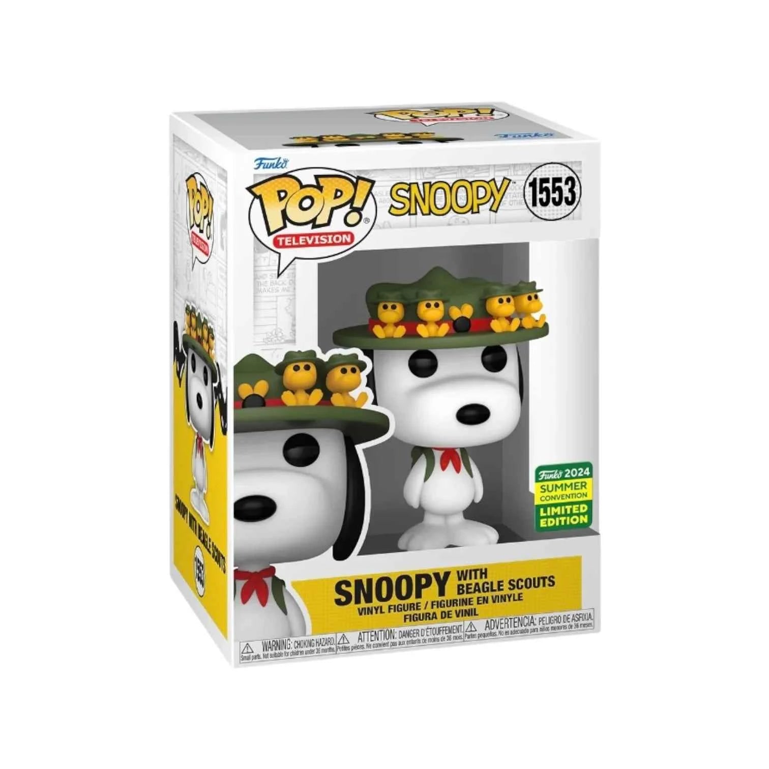 Funko Pop Anime Figure Snoopy with Beagle Scouts Vinyl Figures 3.75 inches Model Toy Collectible Limited Edition Figures Gift