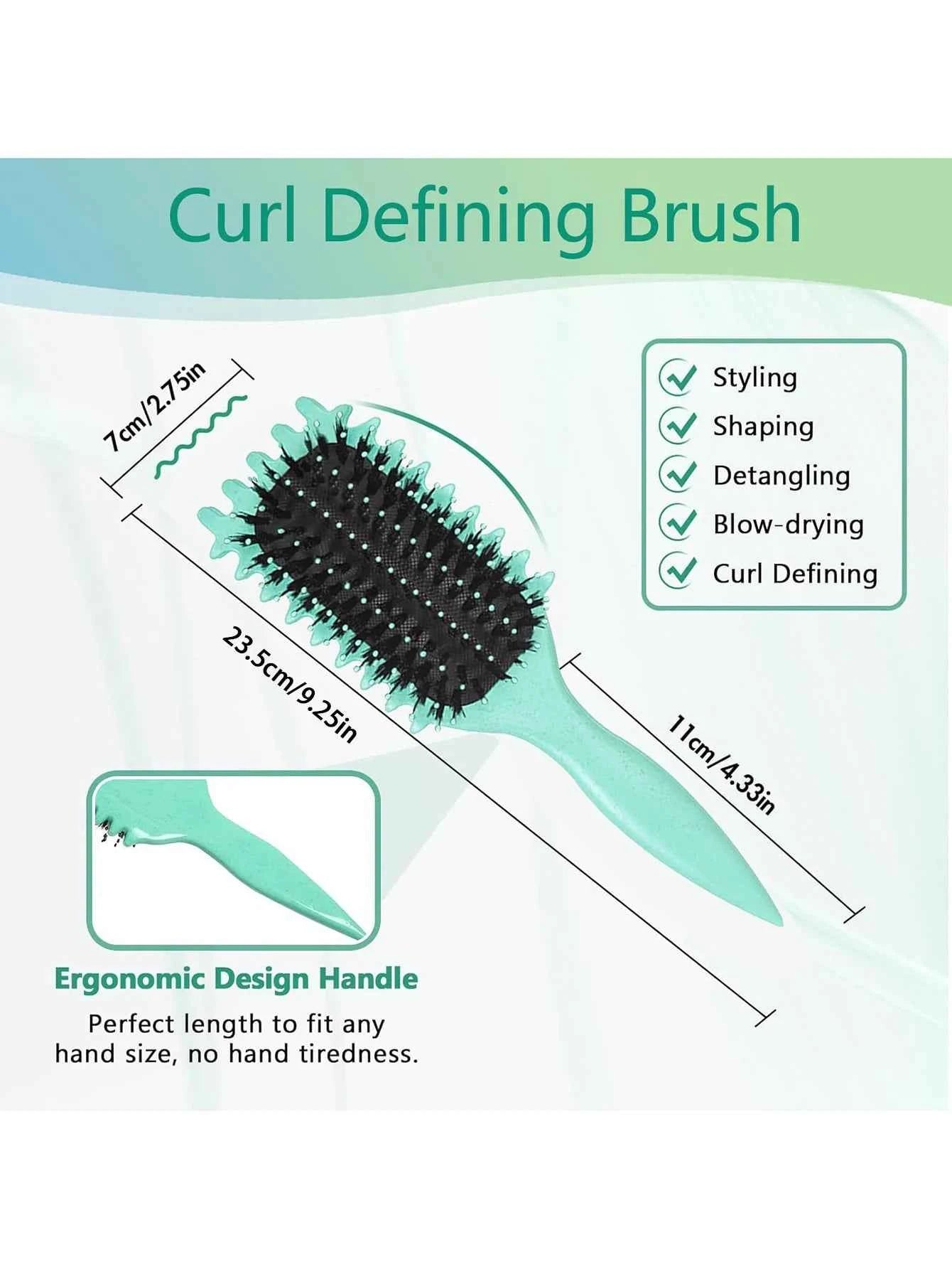 1PCS Curly Hair Definition Styling Brush Wrinkle Removal Hair Brush Entangled Wet Curly Hair Comb Styling Curly Hair Tool