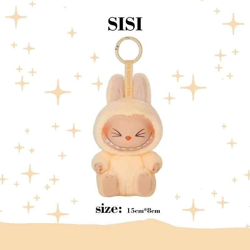 Original Popmart Labubu V1 V2 V3 The Monsters Macaron Have A Seat Big Into Energy Series Blind Box Vinyl Plush Doll Pendant