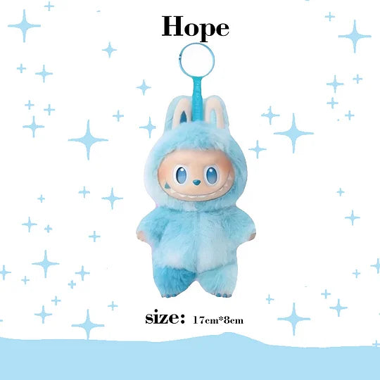 Original Popmart Labubu V1 V2 V3 The Monsters Macaron Have A Seat Big Into Energy Series Blind Box Vinyl Plush Doll Pendant