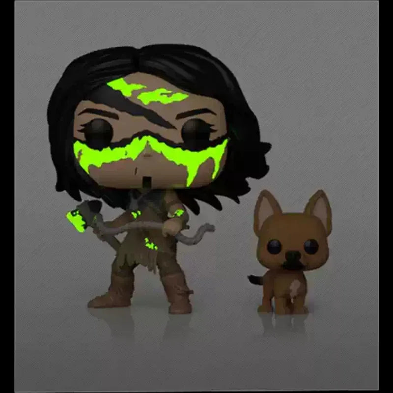 Genuine Funko Pop Prey Feral Predator Action Anime Figurines Doll Naru Noctilucent Statue Doll Decor Global Limited Collect Toy