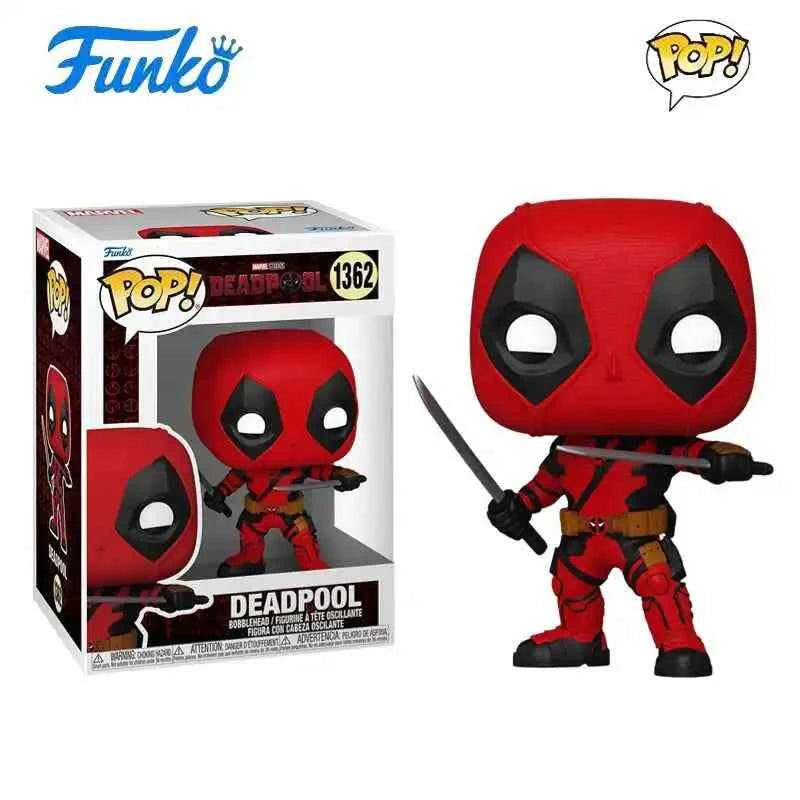 Funko POP Original Deadpool Anime Figure Wolverine Action Figure Toys for Boys Girls Kids Gift Collectible Model Ornaments