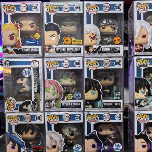 Funko POP Original Demon Slayer: Kimetsu No Yaiba Figures - Rengoku Kyojuro Tanjiro Kamado Nezuko Kamado Collectible Figurines