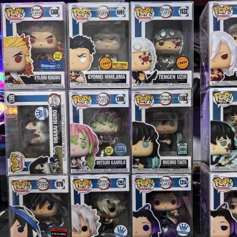 Funko POP Original Demon Slayer: Kimetsu No Yaiba Figures - Rengoku Kyojuro Tanjiro Kamado Nezuko Kamado Collectible Figurines