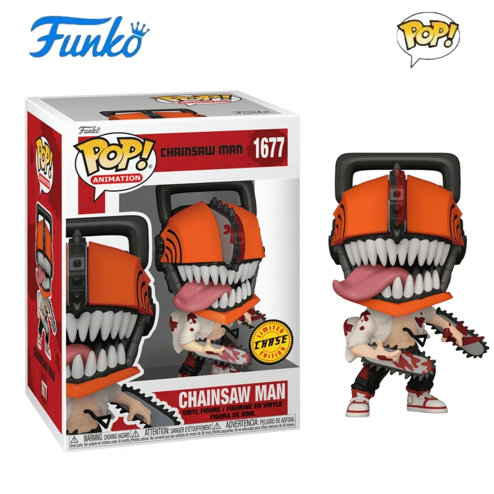 Chainsaw Man 1667 Figures Funko Pop (Chase Variants)Vinyl Figure Collectible Limited Edition Desktop Decoration Model Toy Gift