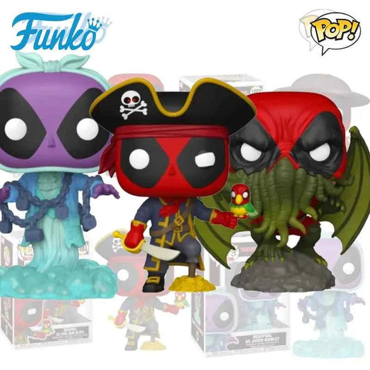 Funko POP Original Deadpool Anime Figure Deadpool Plays Jacob Marley Action Figure Toys for Boys Girls Kids Gift