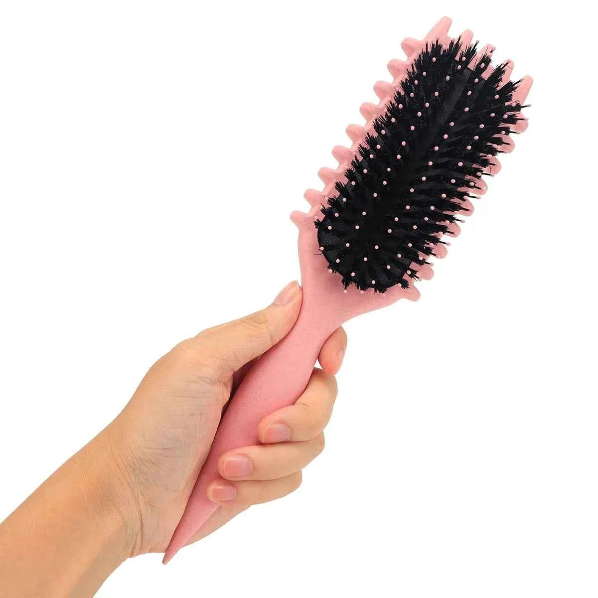 Salon Styling Curly Hair Styling Brush Curl Hair Brush for Combing and Shaping Men's and Women's Curls Reduce Pulling Tools