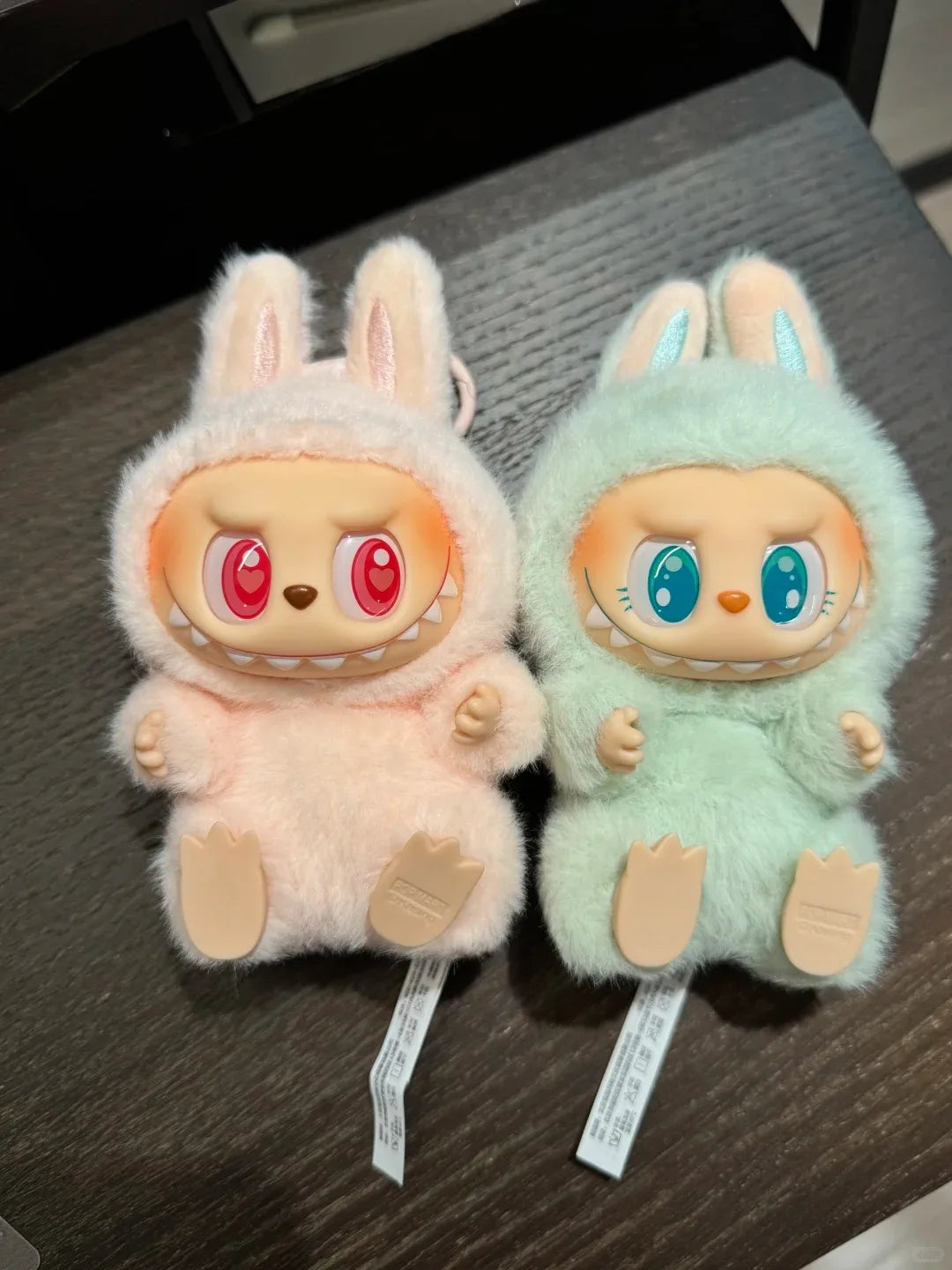 Original Popmart Labubu V1 V2 V3 The Monsters Macaron Have A Seat Big Into Energy Series Blind Box Vinyl Plush Doll Pendant
