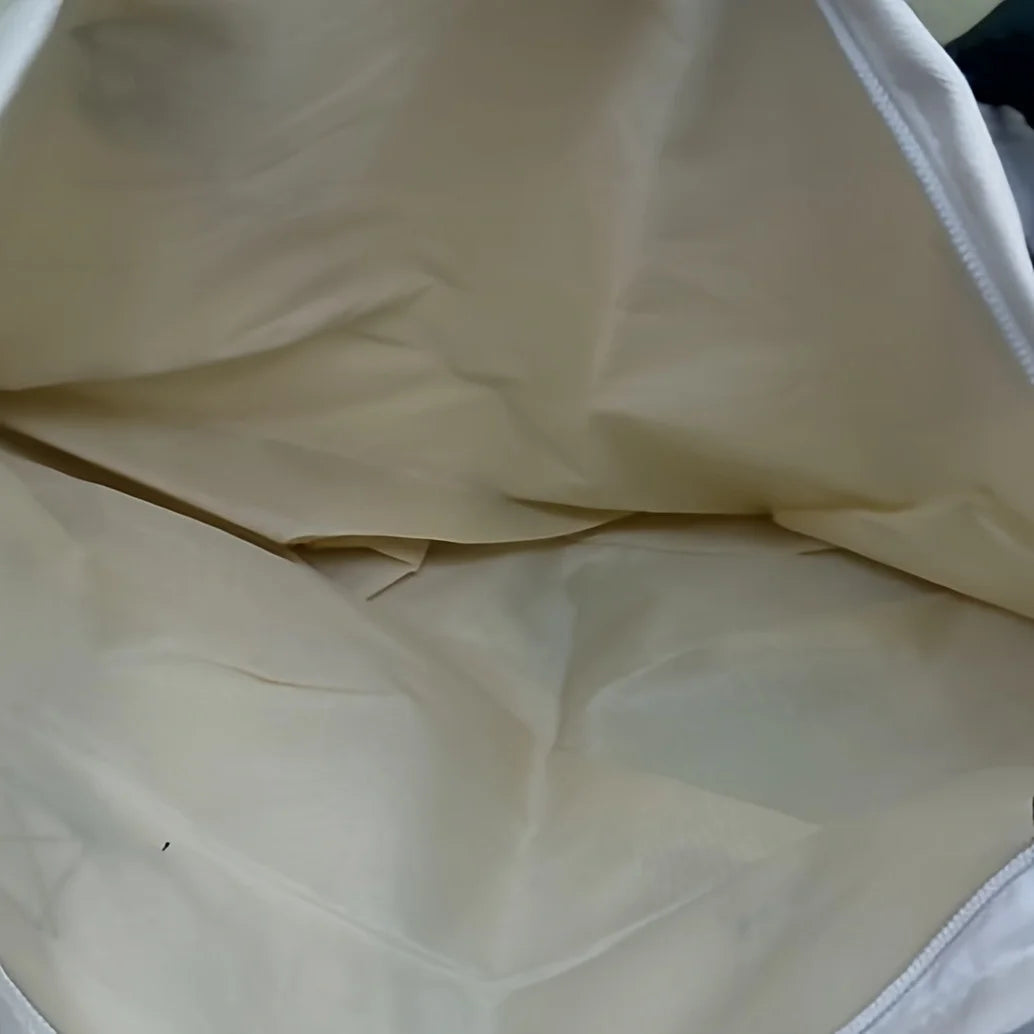 Disney Large Capacity Mickey Mouse Cartoon Canvas Tote Handbag - Women's Fashion Shoulder Bag with Zipper and Button Closure