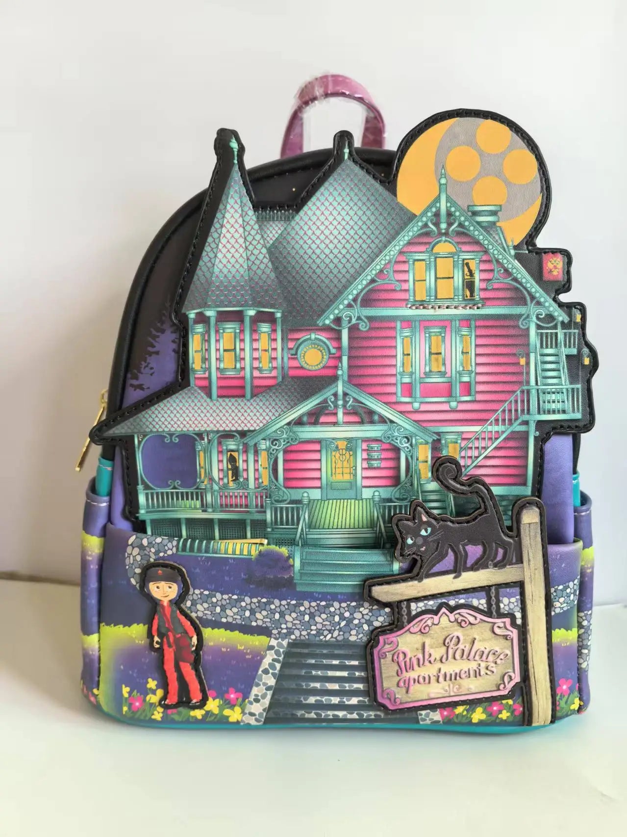 New Loungefly Disney The Aristocats Sleeping Marie Toulouse Berlioz Mini Backpack Student Bag Girl Gifts Cute Children Backpack