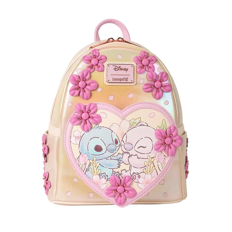 New Loungefly Disney Beauty and The Beast Belle Stained Glass Portrait Mini Backpack Wallet
